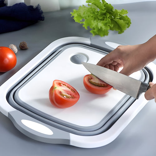 Tabla plegable multifuncional para picar
