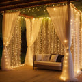 Cortina de luces decorativa