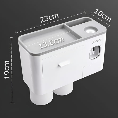 Dispensador de pasta de dientes para pared