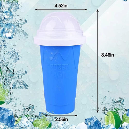Vaso para hacer granizado manualmente