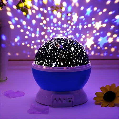 Proyector de luz nocturna con forma de estrellas