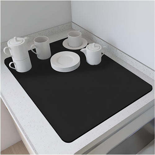 Alfombra de secado rápido para platos de cocina