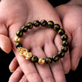 Pulsera de obsidiana negra Feng Shui