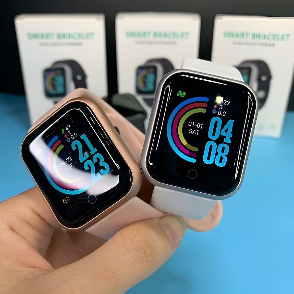 Reloj inteligente Y68 D20 – Vista adicional – Disponible en NQLN Store Venezuela