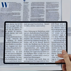 Lupa de PVC para lectura