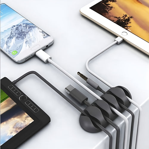 Organizador de cables de silicona