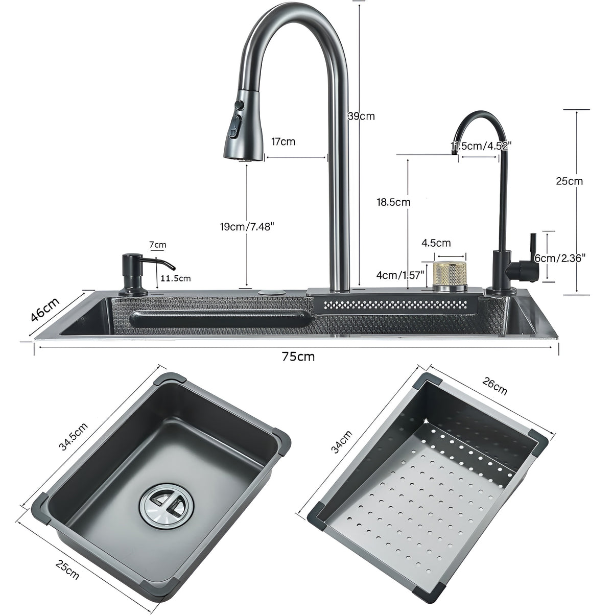 Fregadero de Cascada para Cocina – Al mejor precio en NQLN Store Caracas y Margarita
