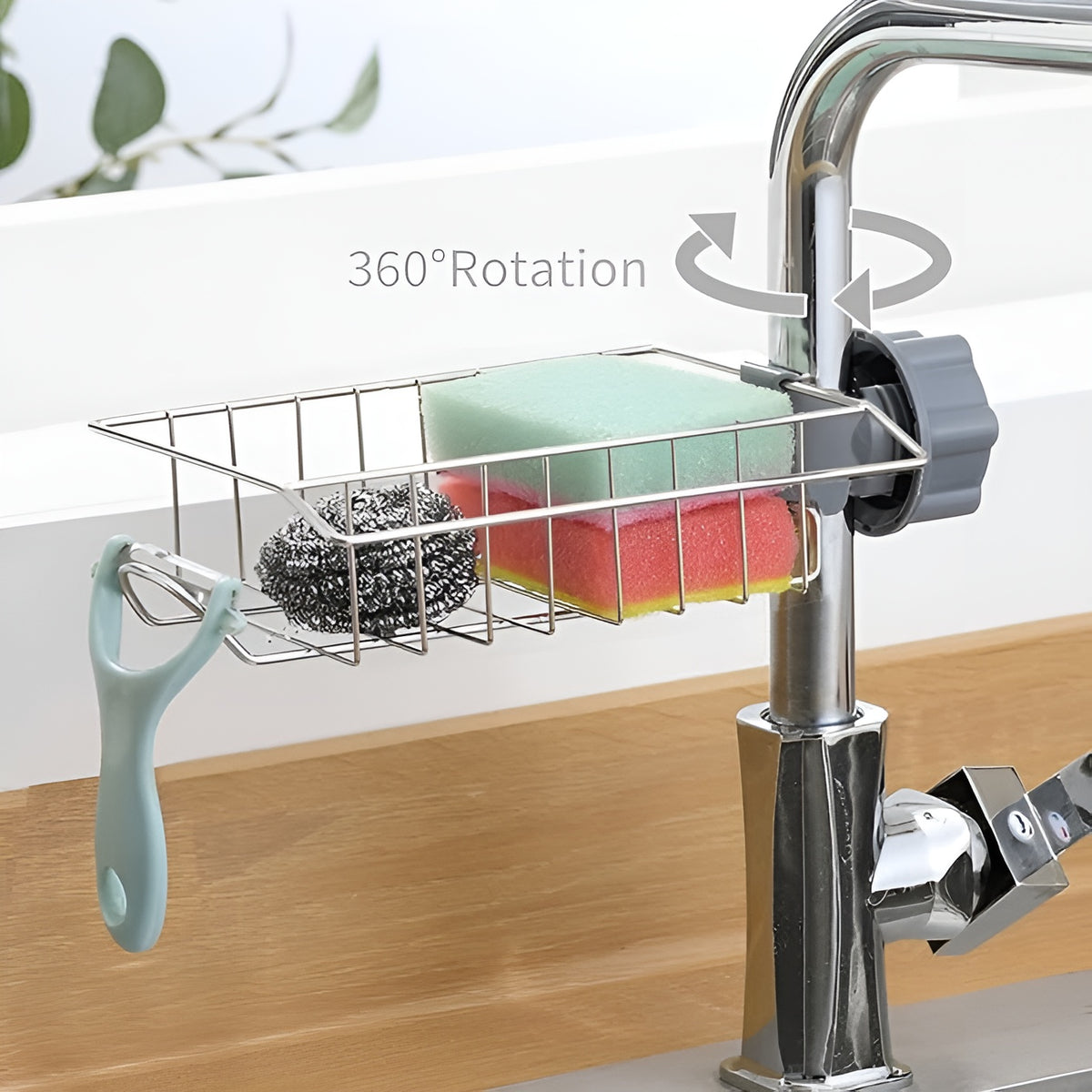Soporte para esponja en grifo de acero inoxidable – Envío a toda Venezuela – NQLN Store