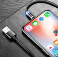 Cable de carga magnetico USB con luz LED 3 en 1 – Comprar en Caracas, Margarita y toda Venezuela – NQLN Store