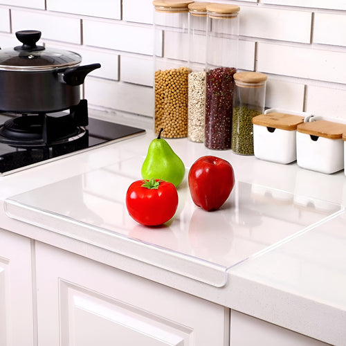 Tabla acrílica  transparente de cortar para encimera de cocina