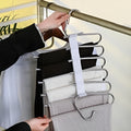 Colgador pantalones de acero inoxidable (1 unidad)