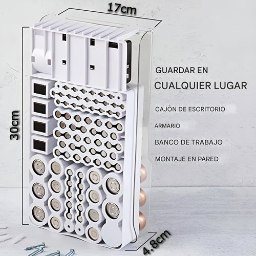 Organizador de baterías