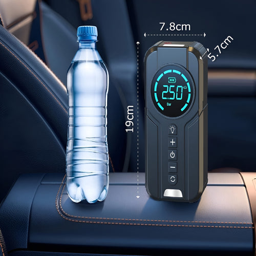 Bomba infladora y encendedor emergencia para bateria carro 8400 MAH