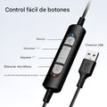 Auriculares USB con microfono para computadora para callcenter – Disponible en Caracas y Margarita – NQLN Store