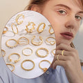 Set de anillos 23 piezas – Vista de cerca del producto – NQLN Store
