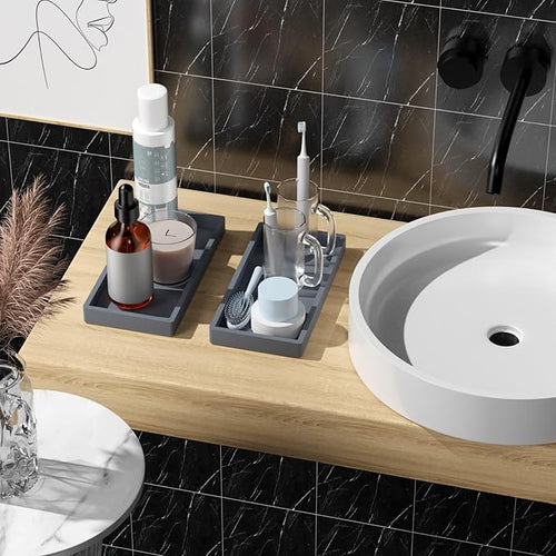 Bandeja de Silicona para Accesorios de Baño
