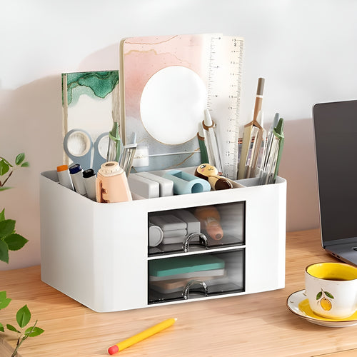Organizador de escritorio de oficina con cajón