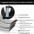 Bolso De Camara Profesional Con Compartimento – Vista de cerca del producto – NQLN Store
