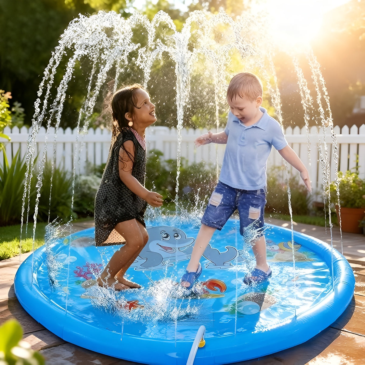 Alfombra  aspersora para ninos para piscina y exterior – Tienda online NQLN Store Venezuela