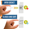 Protector de enchufe de seguridad para bebé (Pack de 14) – Detalle de calidad y acabado – NQLN Store