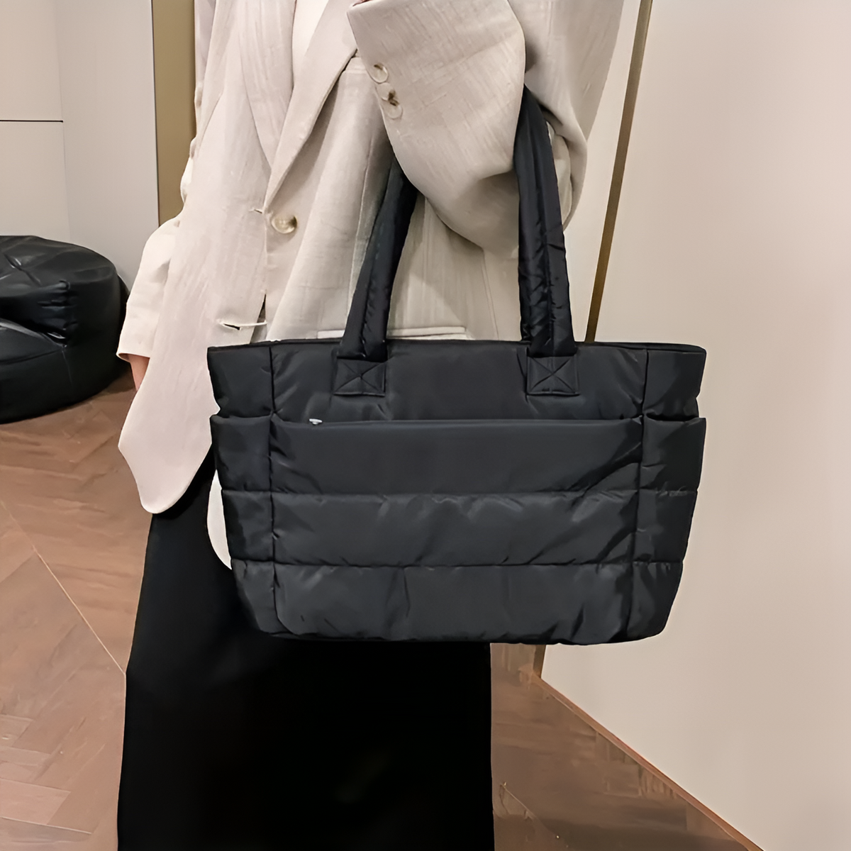 Bolso acolchado ligero para mujer
