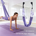 Cuerda de soporte ajustable para yoga aerea – Vista adicional – Disponible en NQLN Store Venezuela