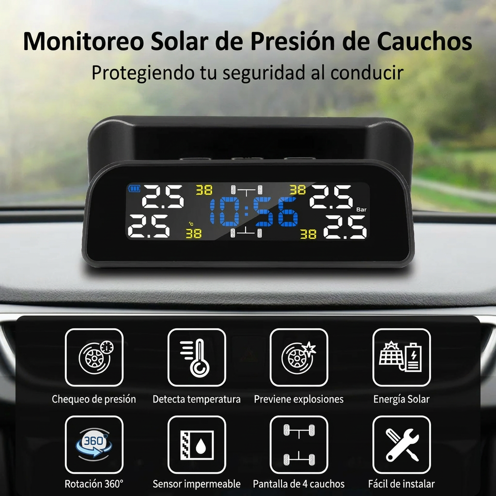 Sistema de monitoreo de presión de neumáticos