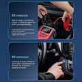 Auxiliador de Bateria Linterna Inflador Arrancador portatil JumpStarter Powerbank