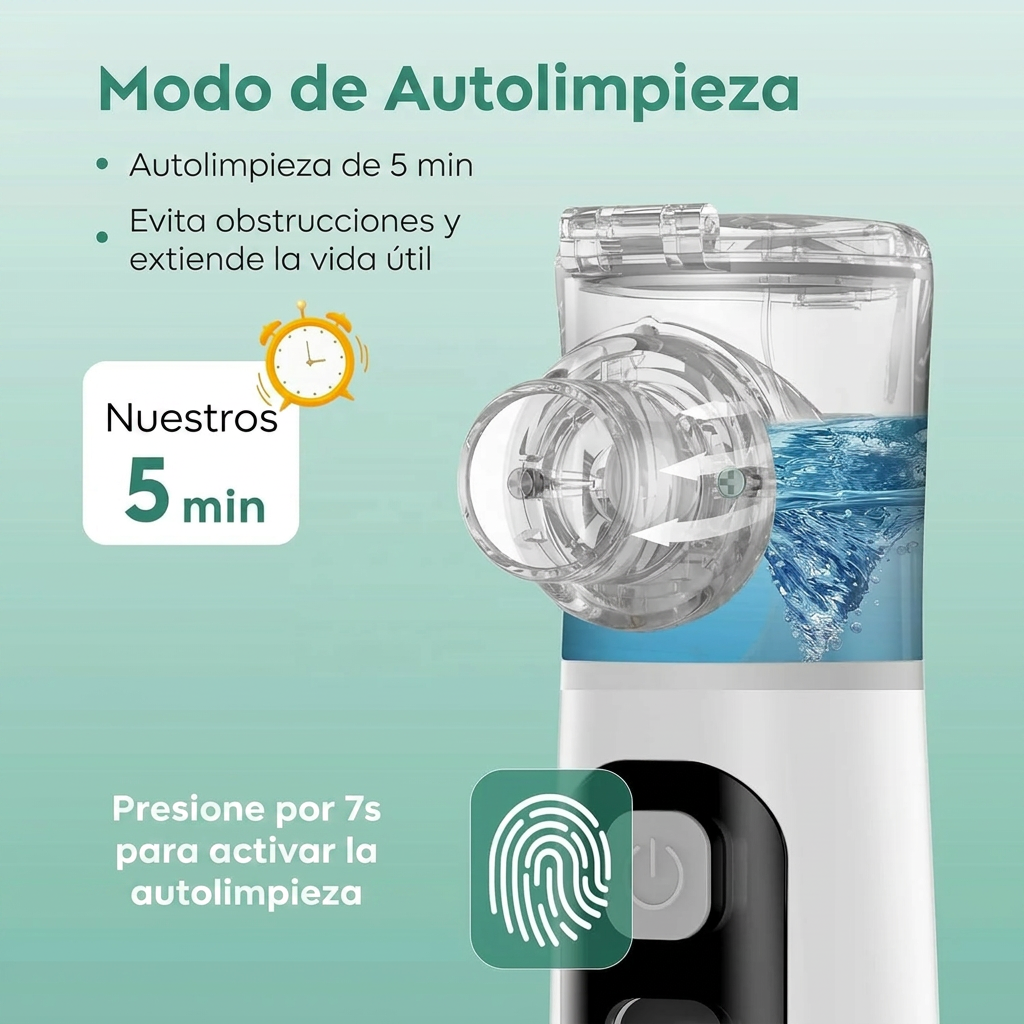 Mini Nebulizador Recargable Portatil