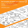 Rollo de papel para colorear de 300cm