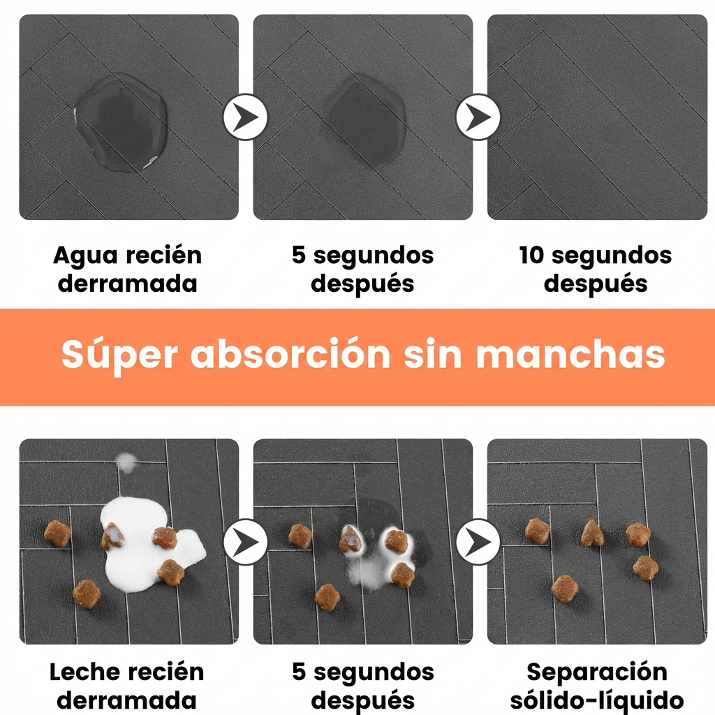 Alfombra de alimentacion para mascotas 40x60cm