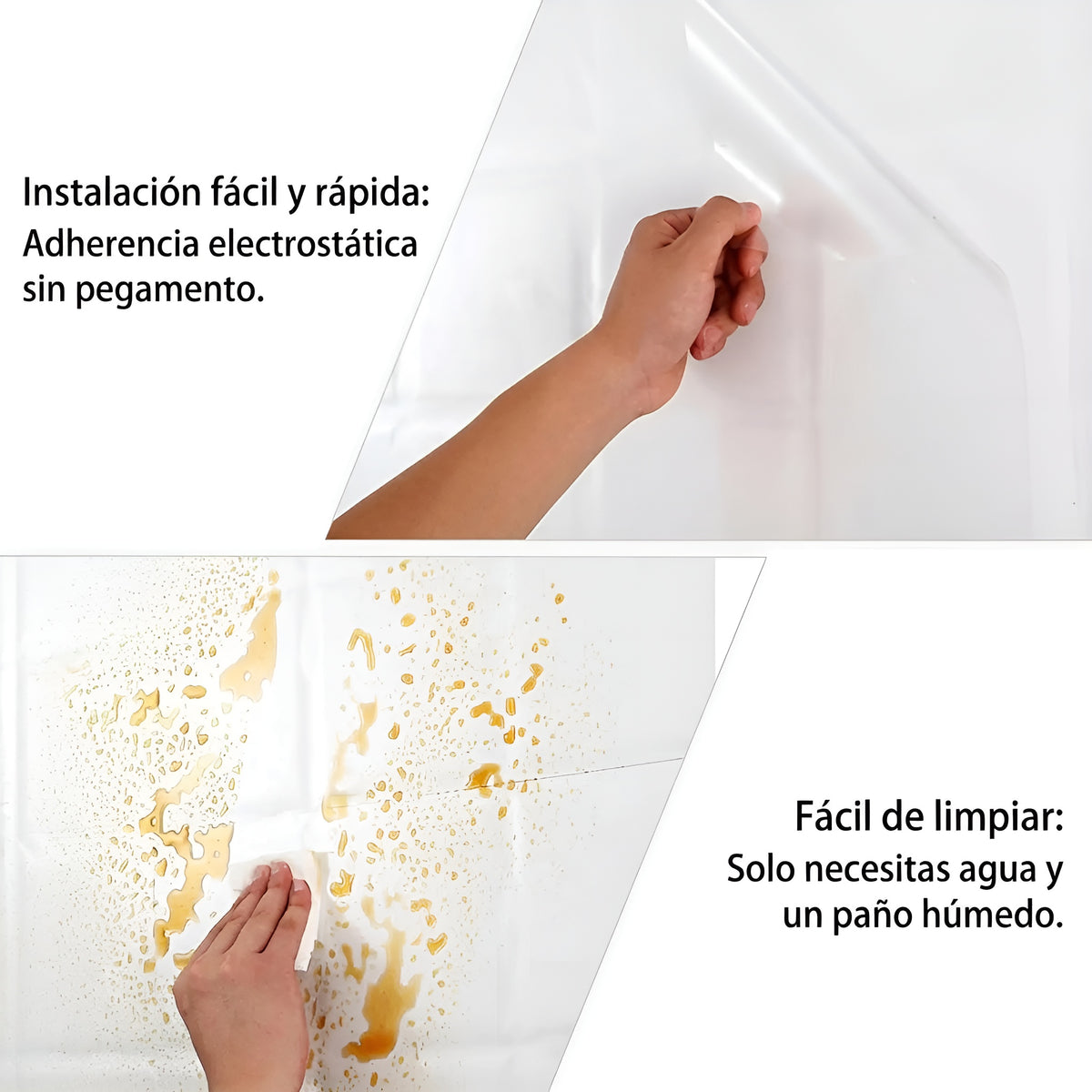 Protector de pared contra salpicaduras de cocina rollo de 45x100cm