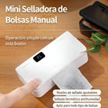 Mini sellador de bolsas portatil