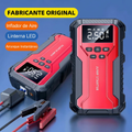 Auxiliador de Bateria Linterna Inflador Arrancador portatil JumpStarter Powerbank