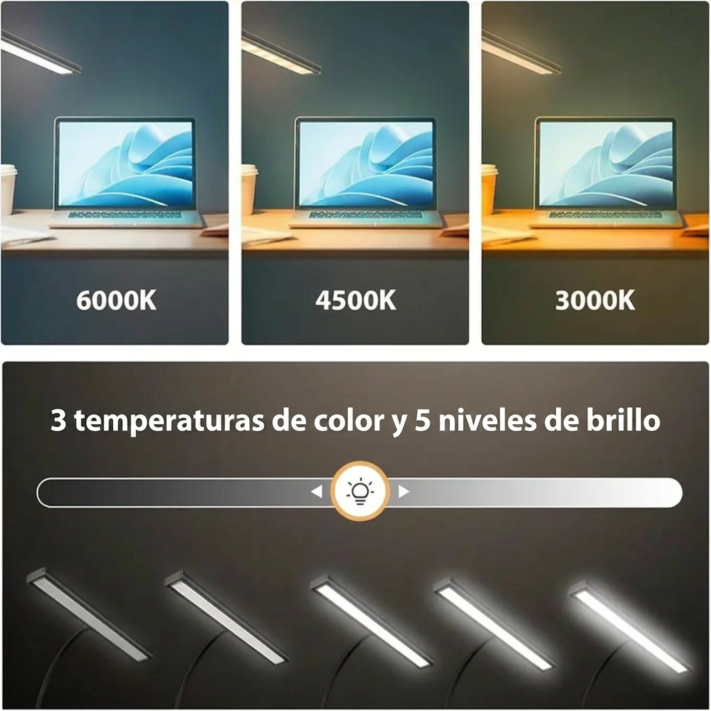 Lampara de mesa en forma de T