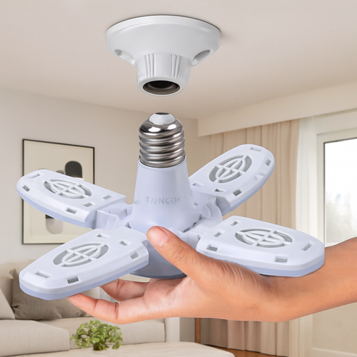 Bombillo LED en forma de cruz plegable