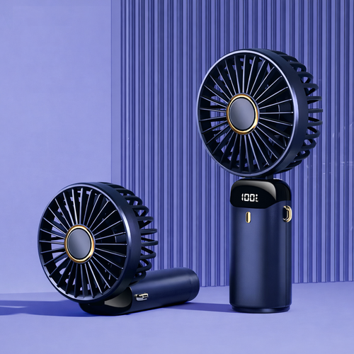 Mini ventilador de mano LED