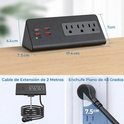 Regleta de alimentación de montaje