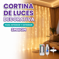 Cortina de luces decorativa