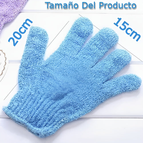Guantes de baño exfoliantes para ducha