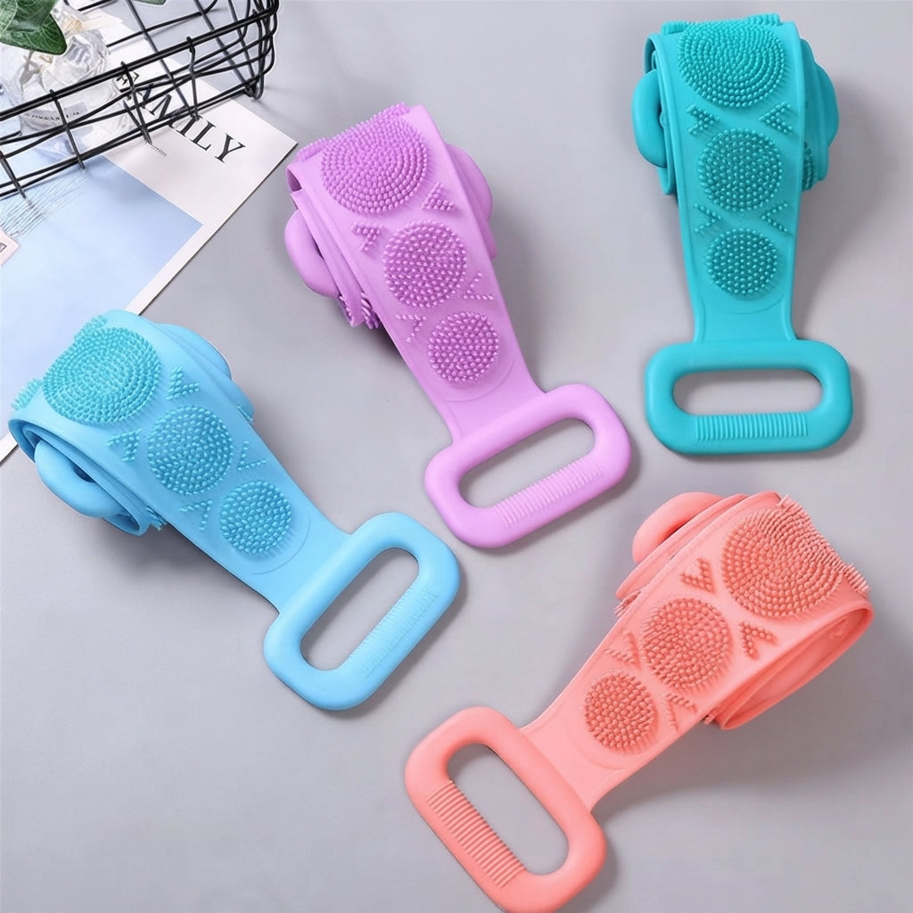 Cepillo de silicona exfoliante para espalda