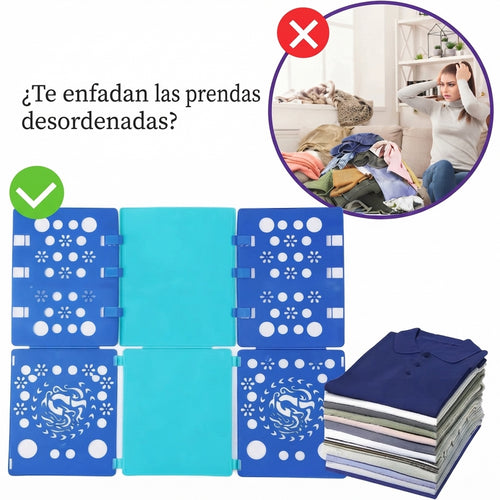 Dobladora plegable para camisas y franelas