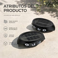 Lampara solar LED con sensor de movimiento