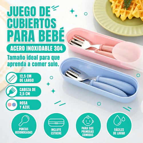 Juego de cubiertos para bebe