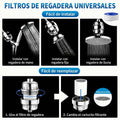 Filtro de cabezal universal para regadera