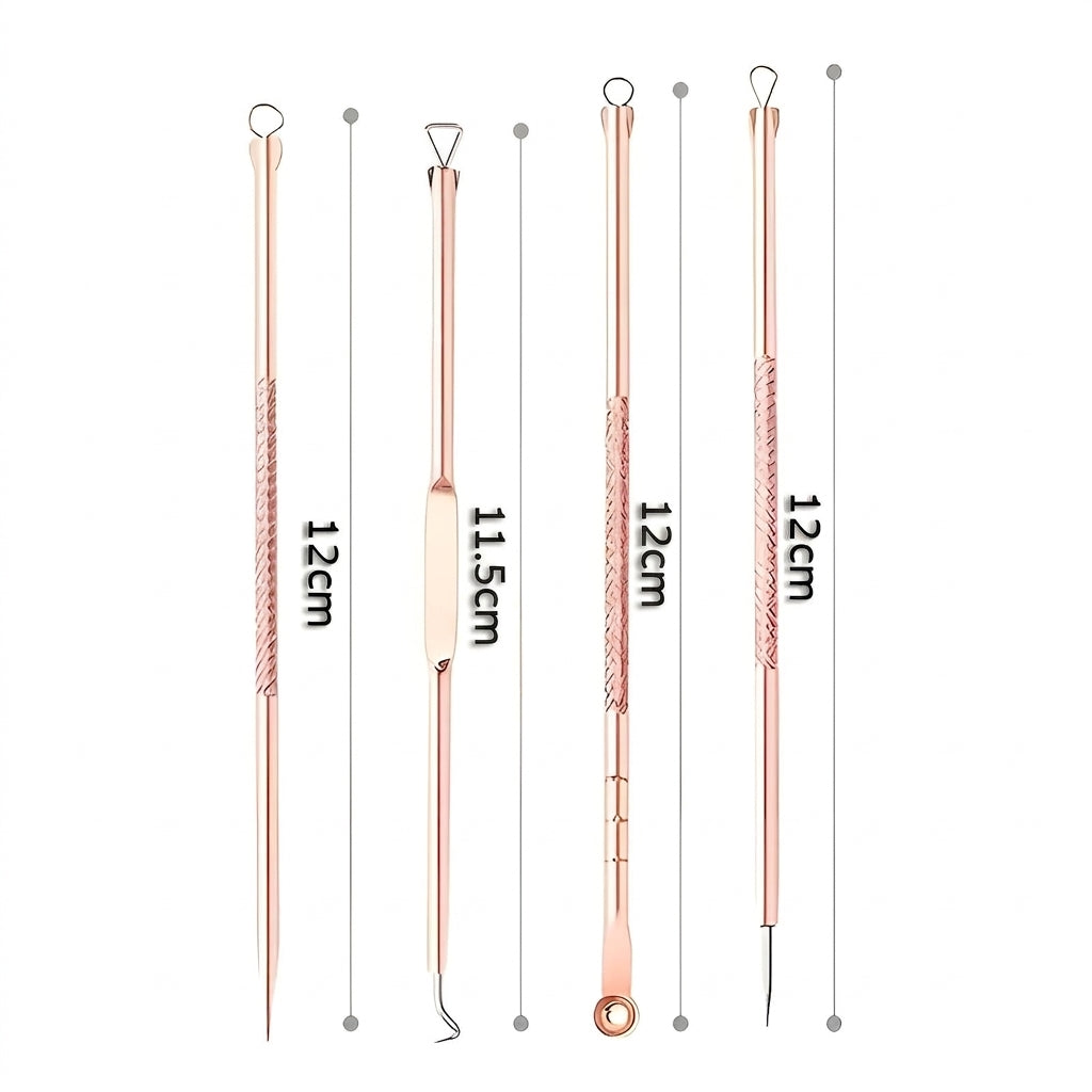 Kit extraccion de acne de 4 piezas
