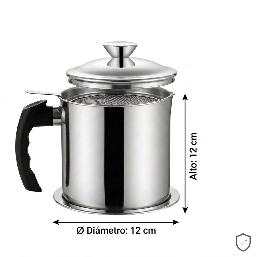 Olla de aceite de acero inoxidable