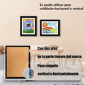 Marco con apertura para dibujos de niños