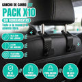 Gancho de respaldo de asiento de carro (pack de 10)