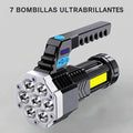Linternas fuertes de 7 LED recargable por USB